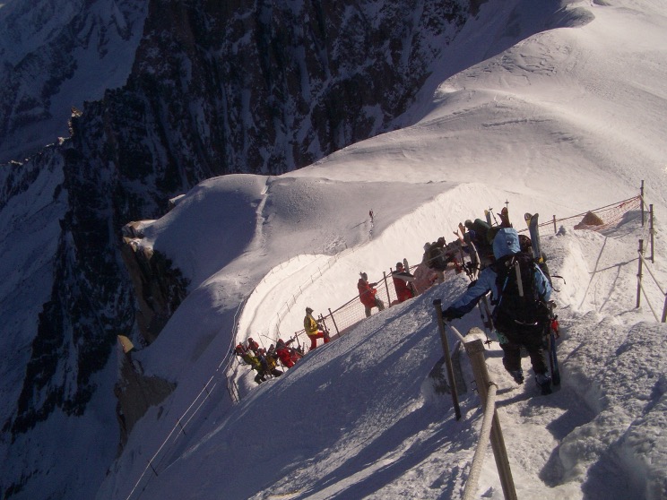 Exit from Aquille du Midi
